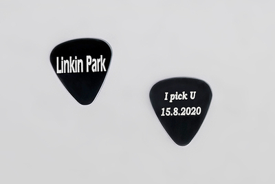 Customized guitar pick